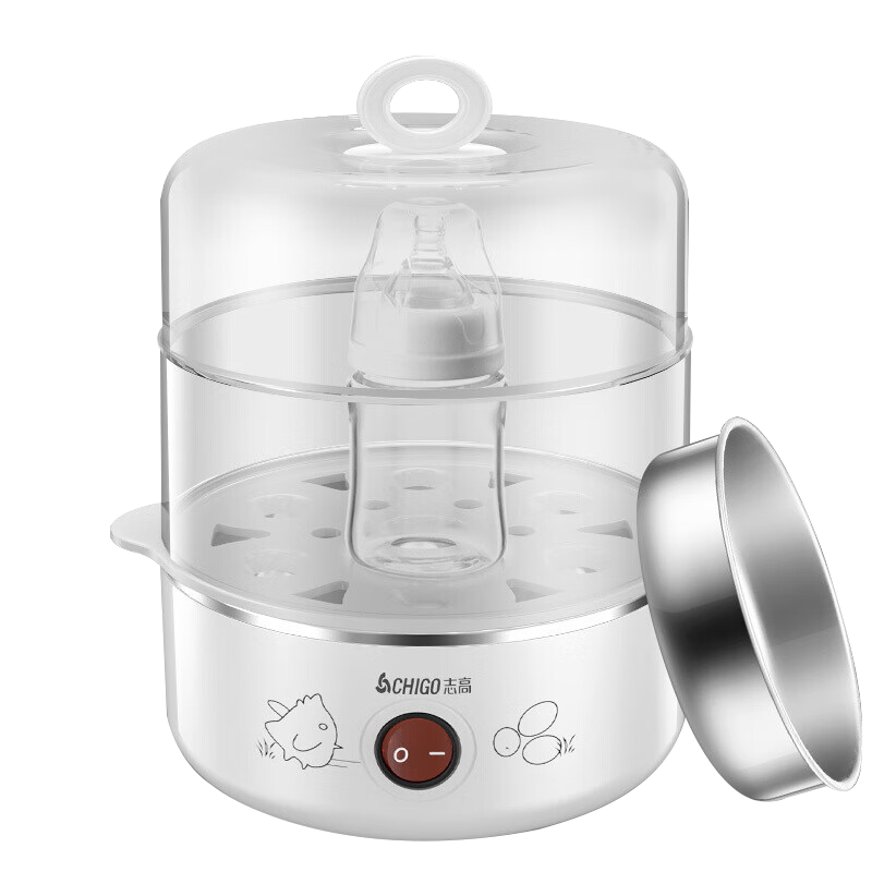 志高（CHIGO）家用双层煮蛋器 ZDQ210 31.90元包邮