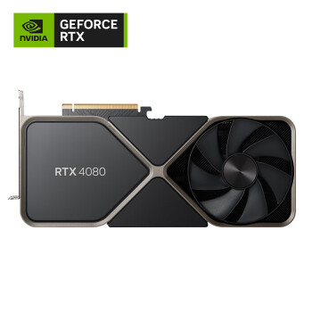 NVIDIA 英伟达 GeForce RTX 4080 Founder Edition 显卡 16GB 黑色
