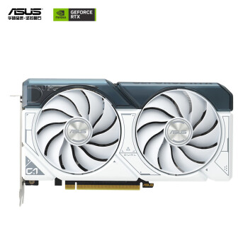 ASUS 华硕 白色 DUAL GeForce RTX4060-O8G-WHITE 电竞游戏显卡