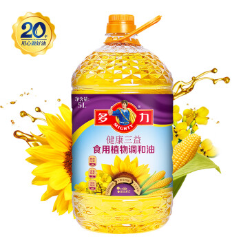 MIGHTY 多力 5珍宝 食用植物调和油 5L