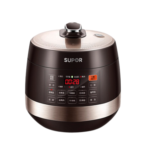 限移动端、京东百亿补贴：SUPOR 苏泊尔 SY-60YC8001Q 电压力锅 6L 咖啡金 379元