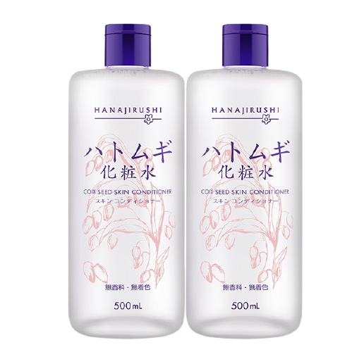 HANAJIRUSHI 花印 薏苡仁化妆水 500ml 券后29元