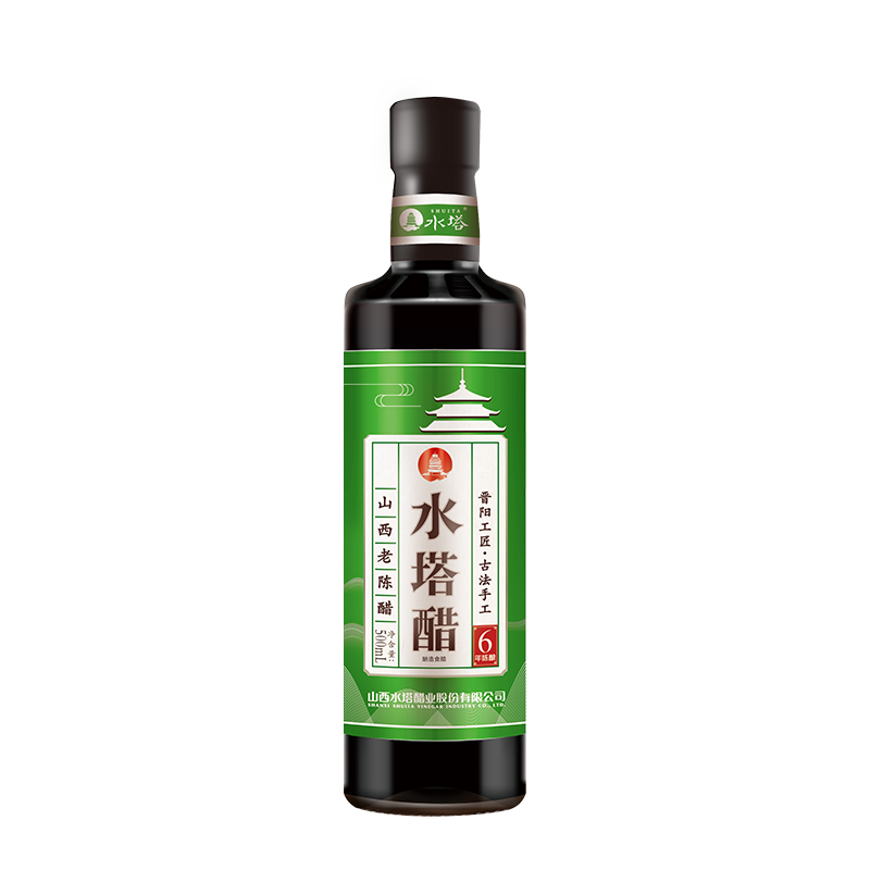 首购：水塔 山西老陈醋6年 0添加防腐剂6度 500ml*2件 22.16元（plus包邮，折11.08元/件）