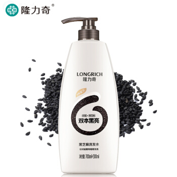 Longrich 隆力奇 黑芝麻洗发水 1L 券后10.93元