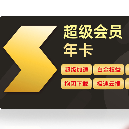 Thunder 迅雷 超级会员年卡 14个月 券后169元
