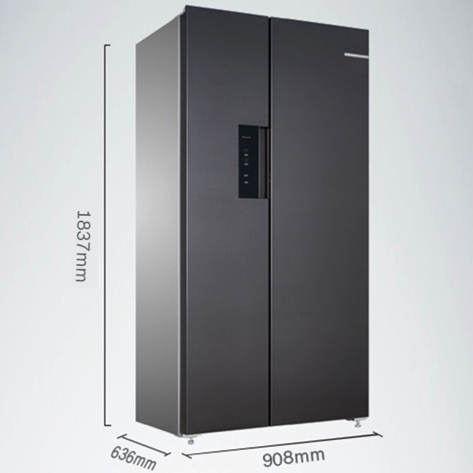 BOSCH 博世 灰阶系列 KXN50A97TI 风冷对开门冰箱 502L 钛灰 券后3909元