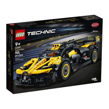 LEGO 乐高 Technic科技系列 42151 布加迪 Bolide 机械组 积木模型