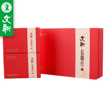 WenXin Tea 文新 茶叶红茶信阳一级正宗工夫红茶蜜香型礼盒装250g