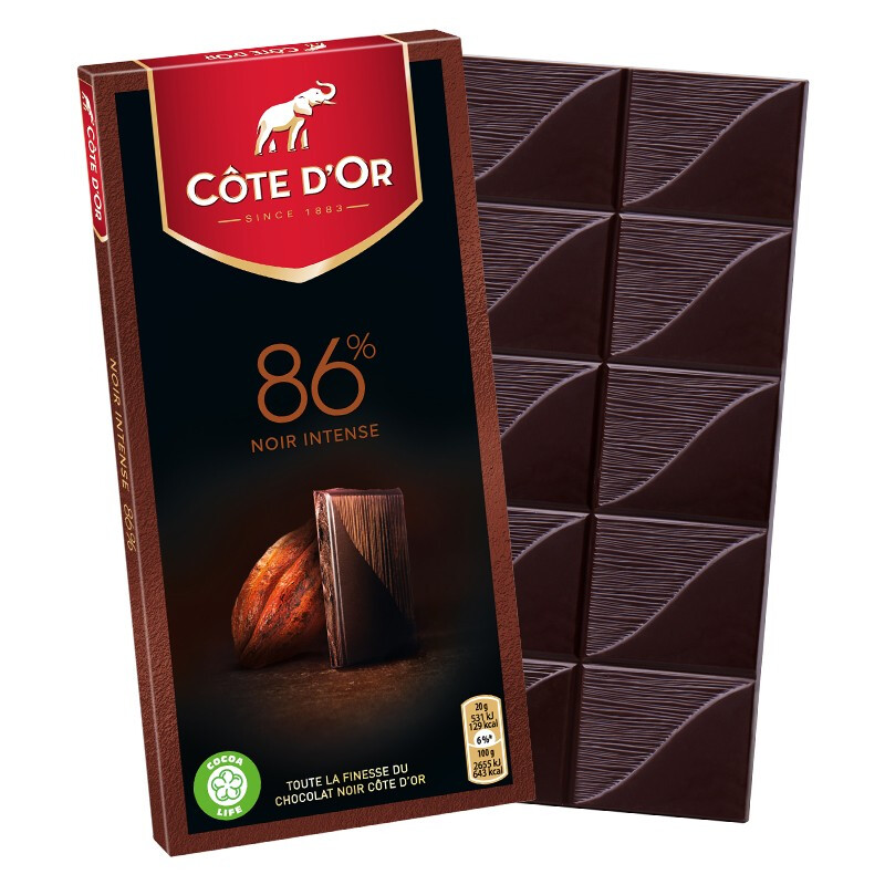 克特多金象 Coted'Or+EXPERIENCES）86%可可黑巧克力排块装100g 年货休闲零食 券后12.9元