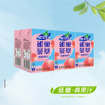 Nestlé 雀巢 茶萃 桃子清乌龙果汁茶饮料 250ml*6包