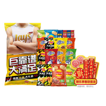 Lay's 乐事 零食大礼包 混合口味 1kg