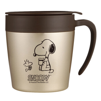 SNOOPY 史努比 RF8004 保温杯 400ml 金色