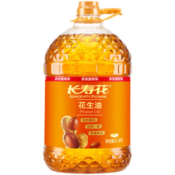 长寿花 压榨花生油 6.18L