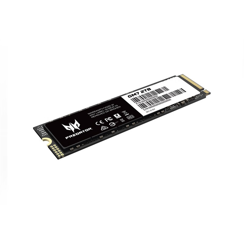 PREDATOR 宏碁掠夺者 GM7系列 NVMe M.2 固态硬盘 2TB（PCI-E4.0） 券后744元