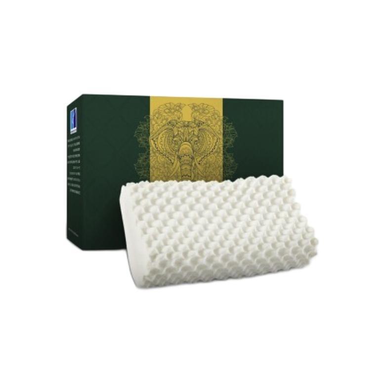 限移动端、京东百亿补贴：Latex Systems 泰国原装进口乳胶枕头芯 94%含量 成人睡眠颈椎枕 波浪按摩橡胶枕 168元