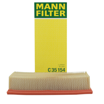 曼牌滤清器 曼牌(MANNFILTER）空气滤清器C35154(帕萨特/途观/夏朗/甲壳虫/高尔夫） 券后41元