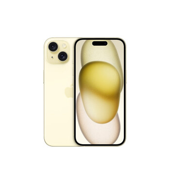 Apple 苹果 iPhone 15 (A3092) 256GB 黄色 支持移动联通电信5G 双卡双待手机