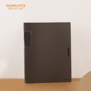 KOKUYO 国誉 一米新纯系列 WSG-CBSN40DS A4文件夹 深棕色 单个装