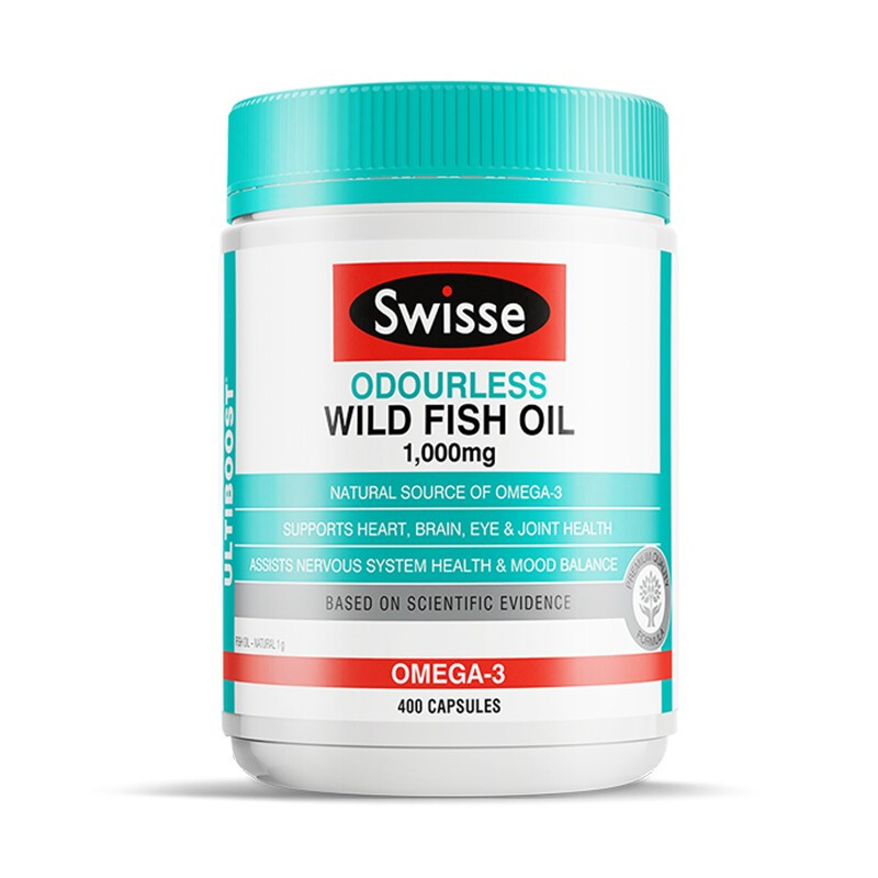 Swisse 斯维诗 Omega-3 无腥味野生鱼油软胶囊 400粒 券后204元