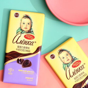 Alenka chocolate 爱莲巧 牛奶巧克力制品 香草味 85g