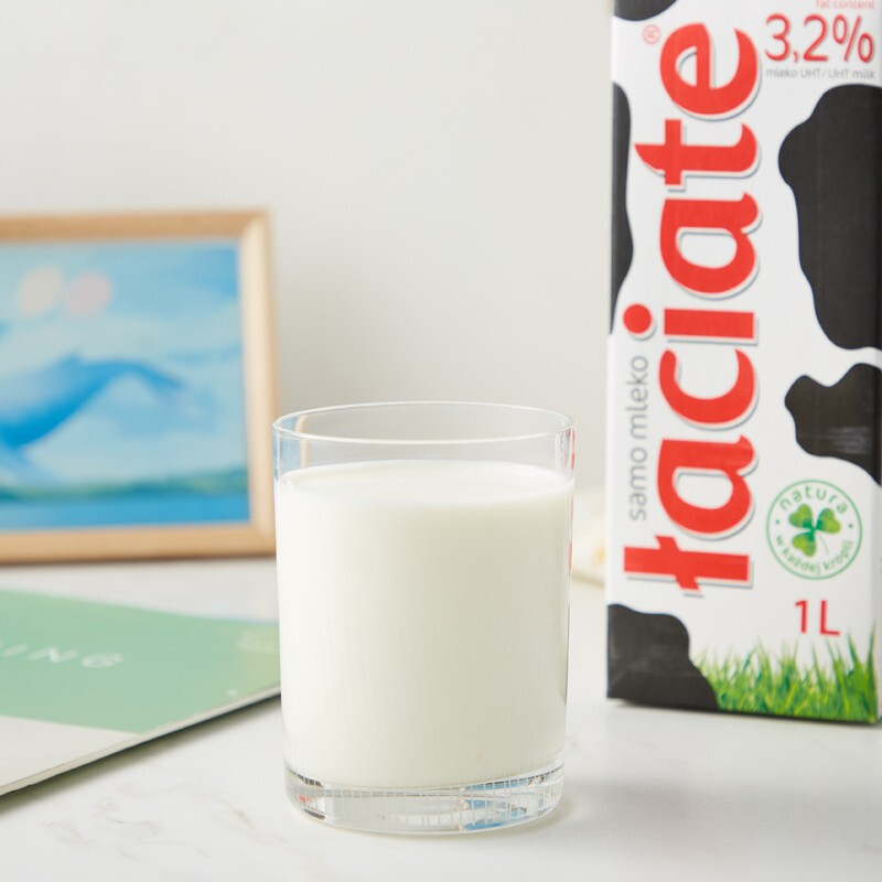 Laciate 波兰原装进口全脂牛奶1L*12整箱装 高钙乳蛋白 109元