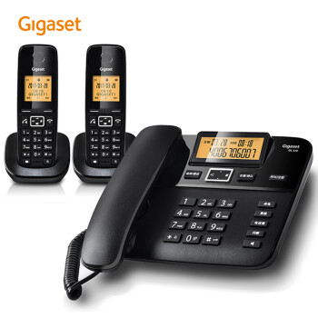 Gigaset 集怡嘉 DL310 电话机 黑色 一拖二款
