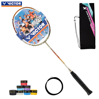 VICTOR 威克多 胜利纳米7SP 羽毛球拍 HX-7S 香槟金色3U 380元