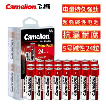 Camelion 飞狮 LR6-PBH24 5号碱性电池 24粒装