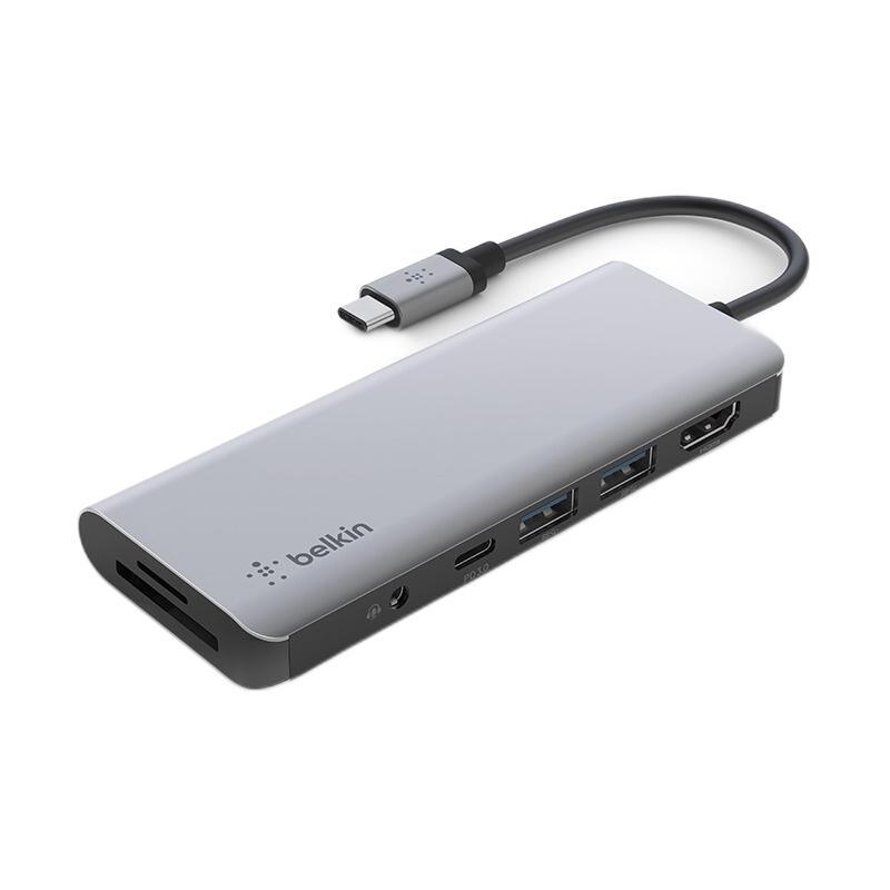 belkin 贝尔金 type-c七合一扩展坞转换器 293.9元