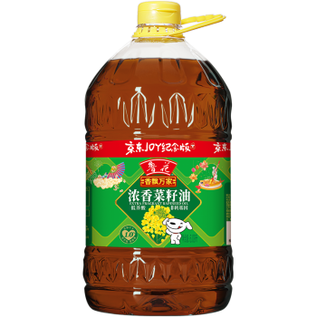 luhua 鲁花 食用油 香飘万家系列 低芥酸浓香菜籽油 6.09L