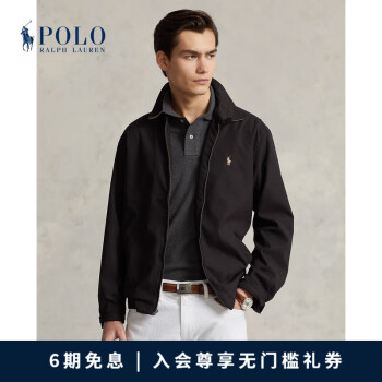 RALPH LAUREN 拉夫劳伦男装 运动风衣11783 001-黑色 M