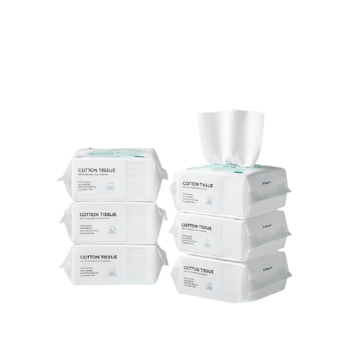 babycare 棉柔巾干湿两用巾婴儿加厚洁面巾一次性洗脸巾纯棉 100抽-6包 64.5元