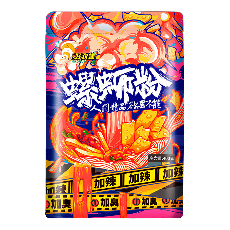 好欢螺 加辣加臭 螺蛳粉 400g 券后9.16元