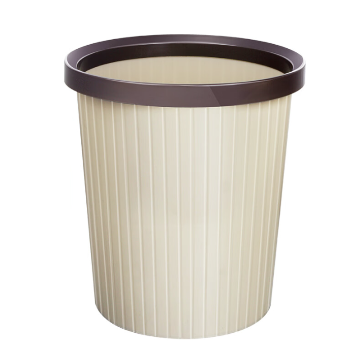 BEKAHOS 百家好世 圆形压圈塑料分类垃圾桶家用卫生间厨房分类垃圾筒纸篓 7.92元