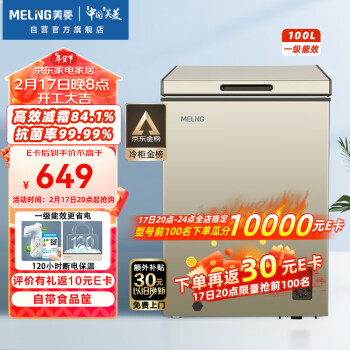 MELING 美菱 BC/BD-100DT 冰柜 100L