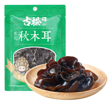 Gusong 古松食品 古松 特产山珍干货  无根肉厚东北黑木耳 秋木耳150g 火锅凉拌煲汤食材