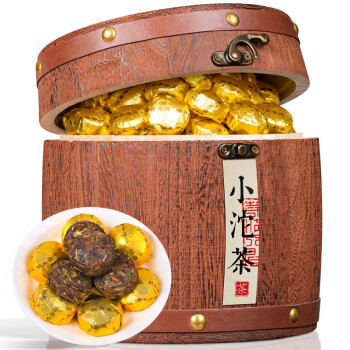 YIN LANG 音朗 茶叶 普洱茶 糯米香普洱熟茶小沱茶云南迷你小沱茶500g礼盒装