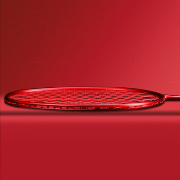 YODIMAN 尤迪曼 纯红羽毛球拍超轻6U全碳素纤维单拍(已穿线24磅)