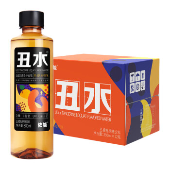 yineng 依能 丑水 丑橘枇杷味 380ml*12瓶