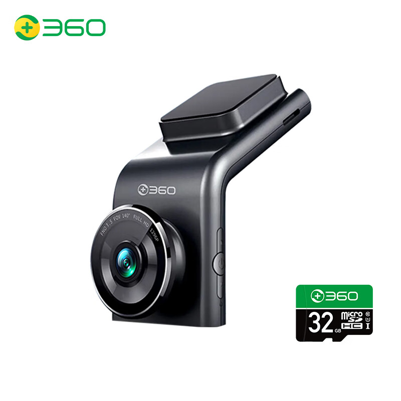 360 G300pro 行車(chē)記錄儀 單鏡頭 32GB 黑灰色 券后356元