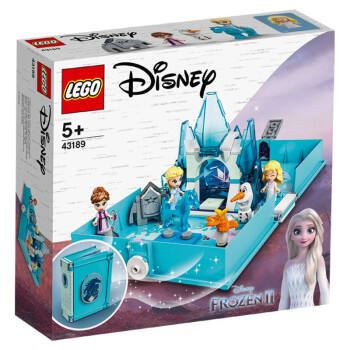 LEGO 乐高 积木迪士尼公主43189艾莎和诺克故事书大冒险5岁+玩具新年礼物