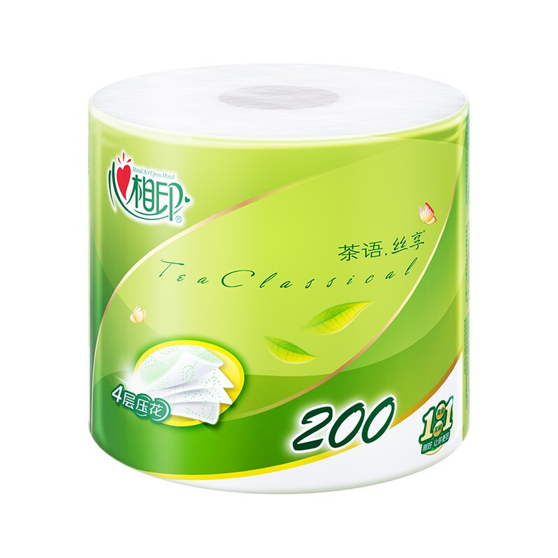 心相印 卷纸 茶语系列4层200g*10卷 卫生纸巾 卷筒纸 厕 券后16.4元