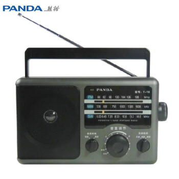 PANDA 熊猫 T-16老传统大台式桌面三波段全波段频交直流电收音机