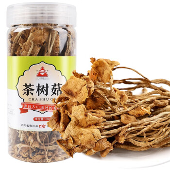 川珍 茶树菇 干货山珍土特产四川食用菌菇100g罐装