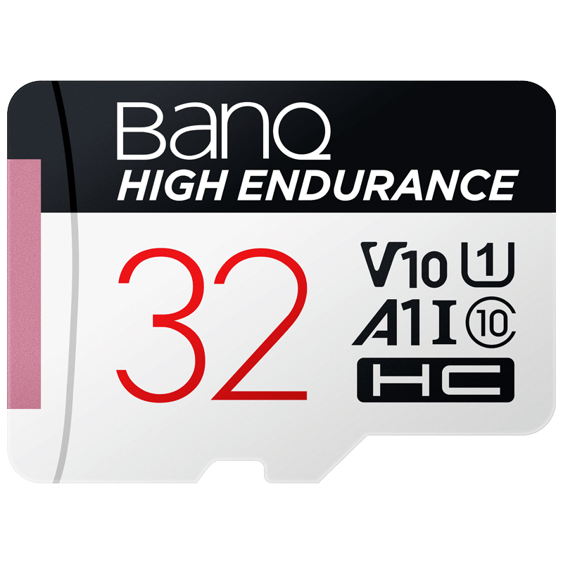 概率券：banq 32GB TF（MicroSD）存储卡 A1 U1 V10 C10 行车记录仪&安防监控专用内存卡 高度耐用 11.9元+运费（需用券）