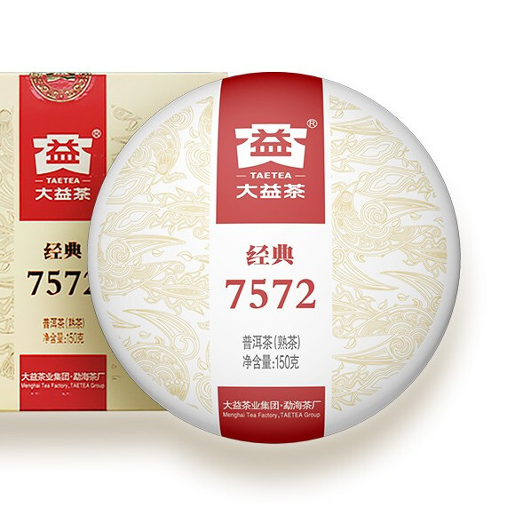 TAETEA 大益 经典7572 普洱熟茶 150g 券后39.24元