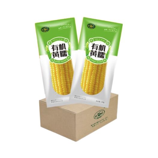 珍谷诱惑 有机糯玉米200g/根 8支箱装 券后22.9元