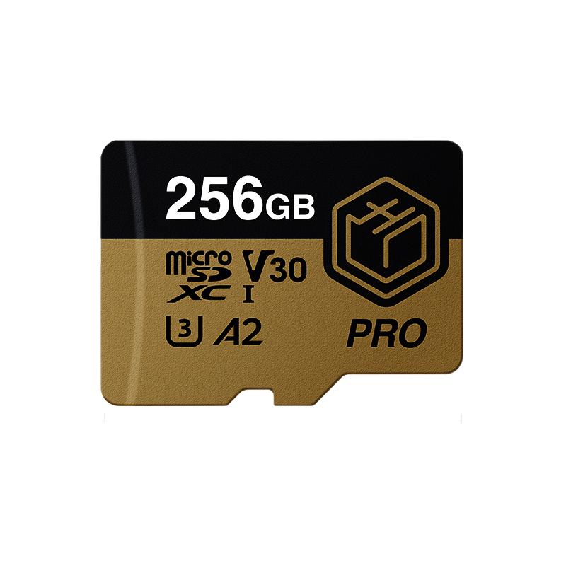 京东百亿补贴：京东京造 PRO系列 Micro-SD存储卡 256GB（class10、U3、V30、A2） 169元