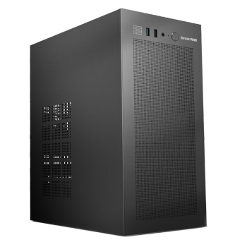 Great Wall 长城 天工1黑色电脑机箱（MATX小主板/0.8MM厚钢板/12CM风扇位/U3/双3.5吋硬盘位/ATX电源位）