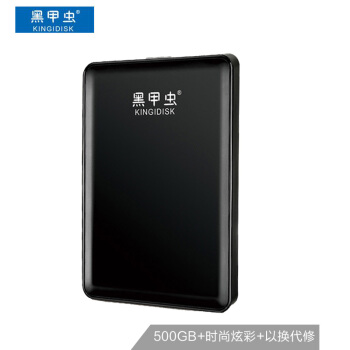 黑甲虫 KINGIDISK) 500GB USB3.0 安全加密 K500 89元